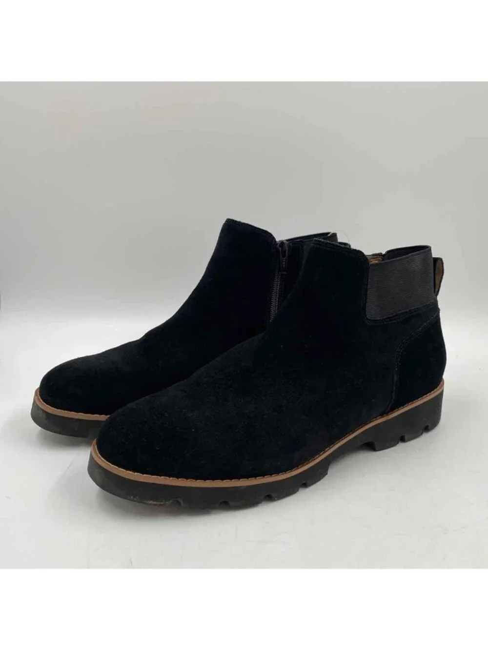 Vionic Brionie Women's Shoe Size 9 Black Solid Ankle Boots Fall Winter